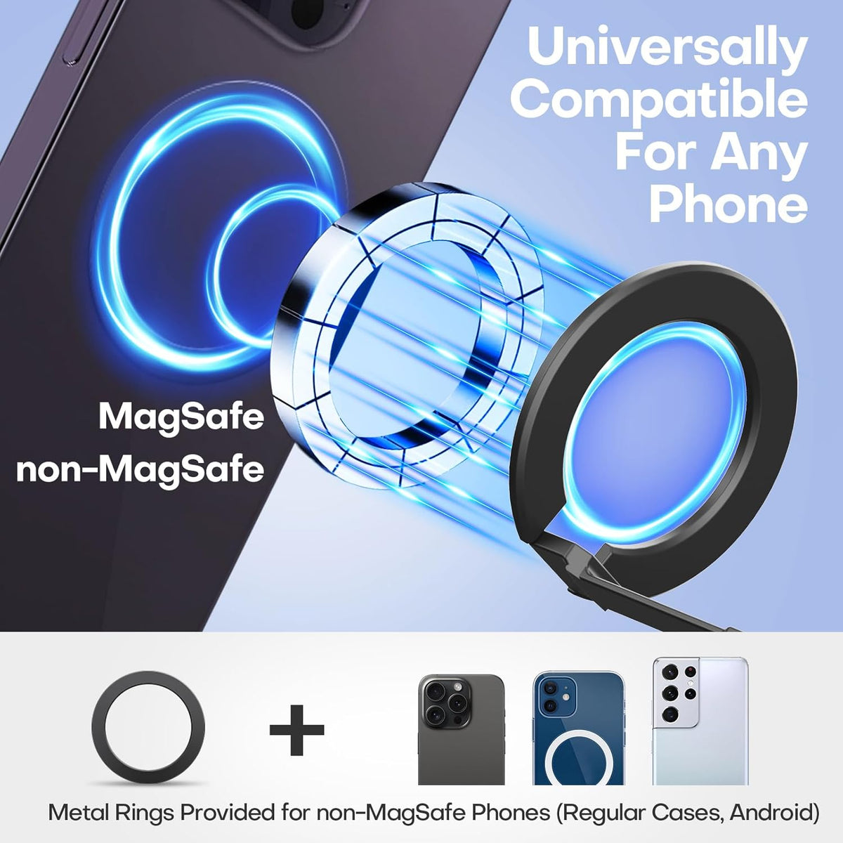 Mini Airplane Magnetic Phone Holder MagSafe Compatible Magnetic Travel Phone Mount Must-Have Long Flight Accessories Travel Essentials