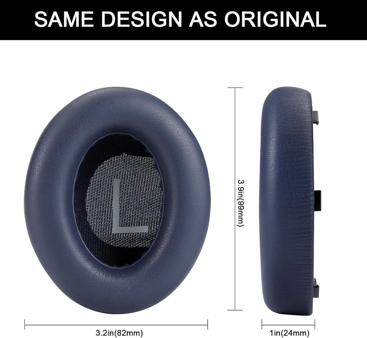 Replacement Ear Pads Cushions, Earpads Cover for Bose 700 Noise-Cancelling NC700 Over Ear Headphones (Navy Blue)