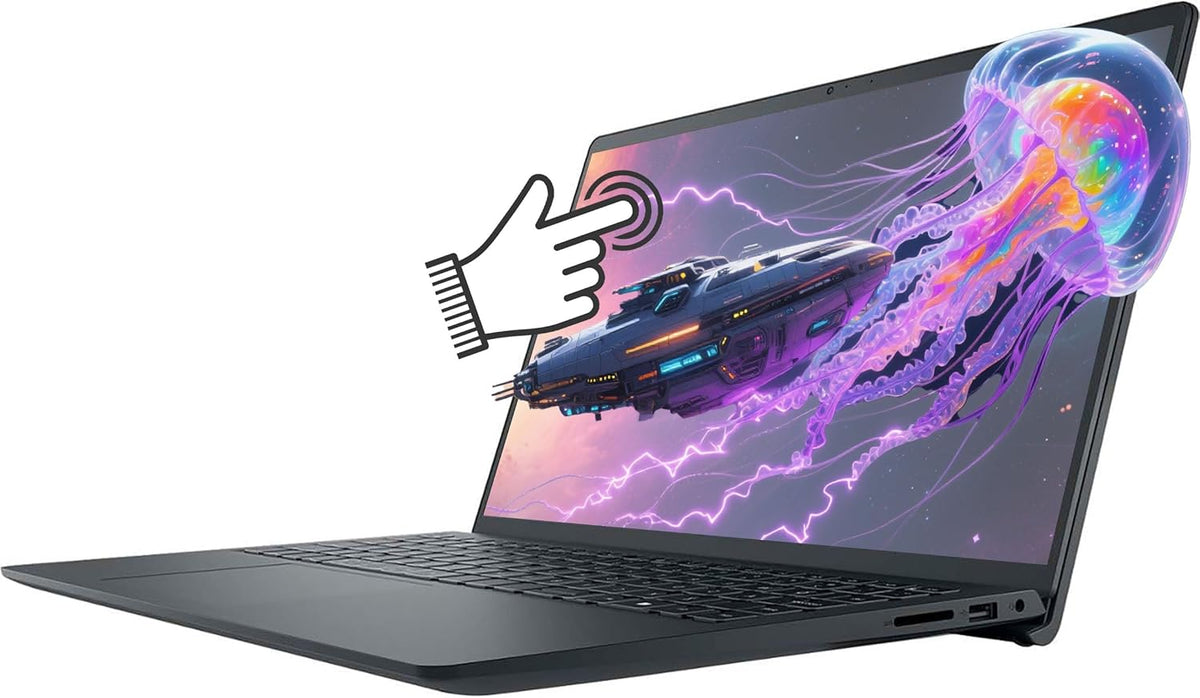 Dell Inspiron 15 3000 Touchscreen Laptop 15.6" FHD (1920x1080) IPS, 13th Gen Intel 10 Cores i5 Processor Up to 4.6GHz, 64GB RAM 2TB SSD, WiFi 6, Copilot, Windows 11