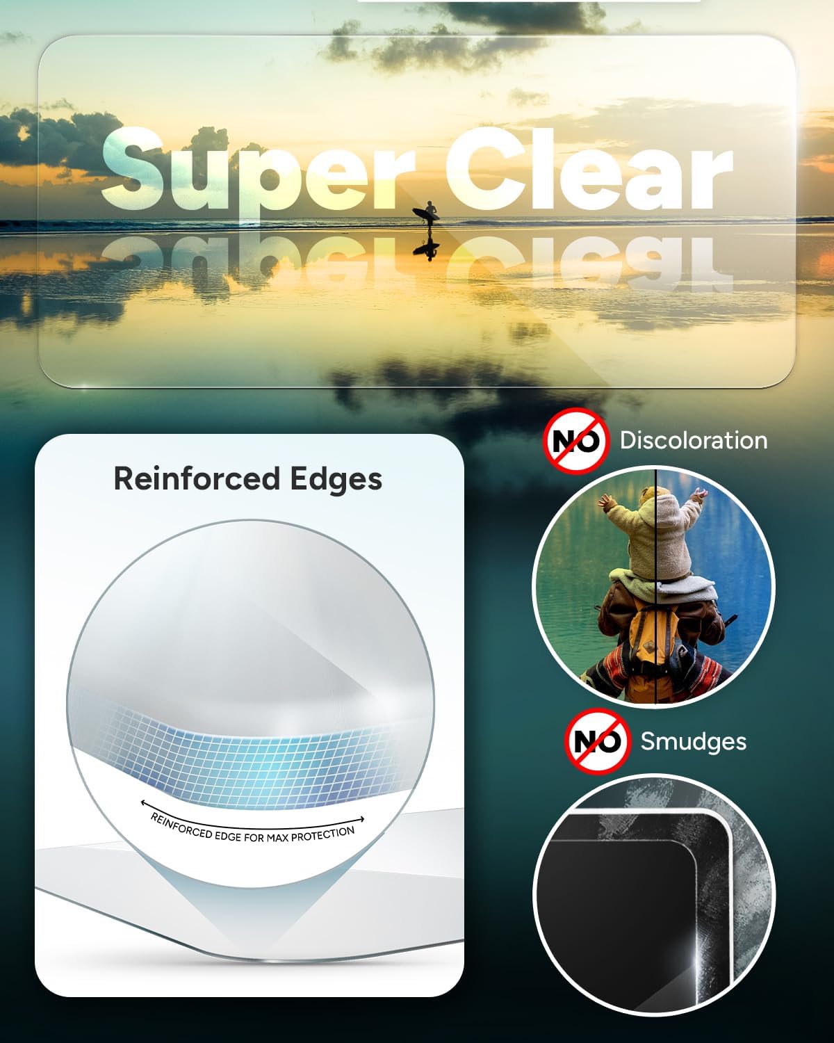 ZAGG InvisibleShield Glass Elite Privacy iPhone 15 Plus Screen Protector - 5X Stronger with Reinforced Edges, 2-Way Privacy Filter, Scratch & Smudge-Resistant Surface, Easy to Install