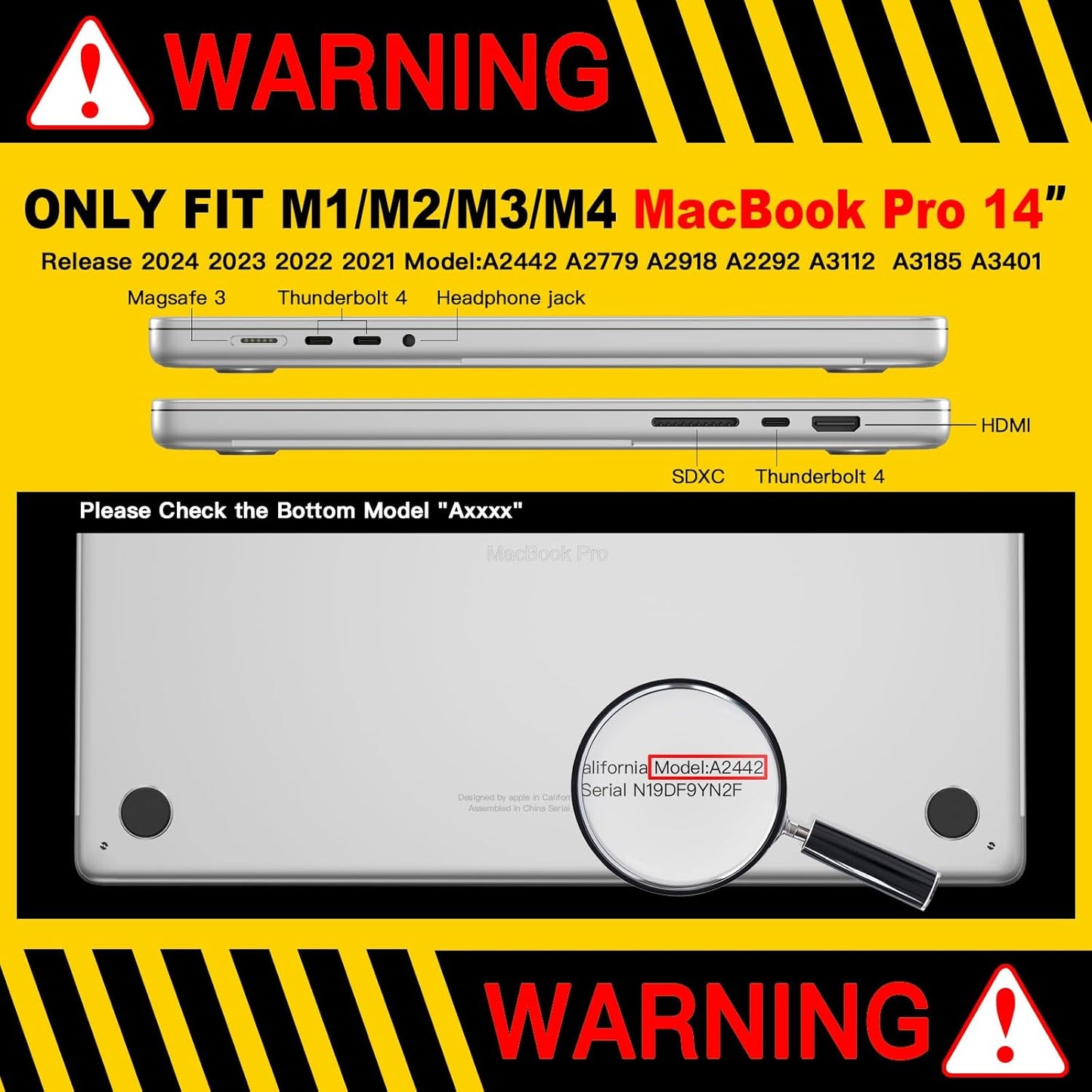 CISSOOK Compatible with MacBook Pro 14 inch Case M4 A3112 A3185 A3401 M3 A2992 A2918 M2 A2779 M1 A2442 Chip 2024 2023 2022 2021 Release, Plastic Hard Shell for MacBook Pro 14.2, Pink Flowers