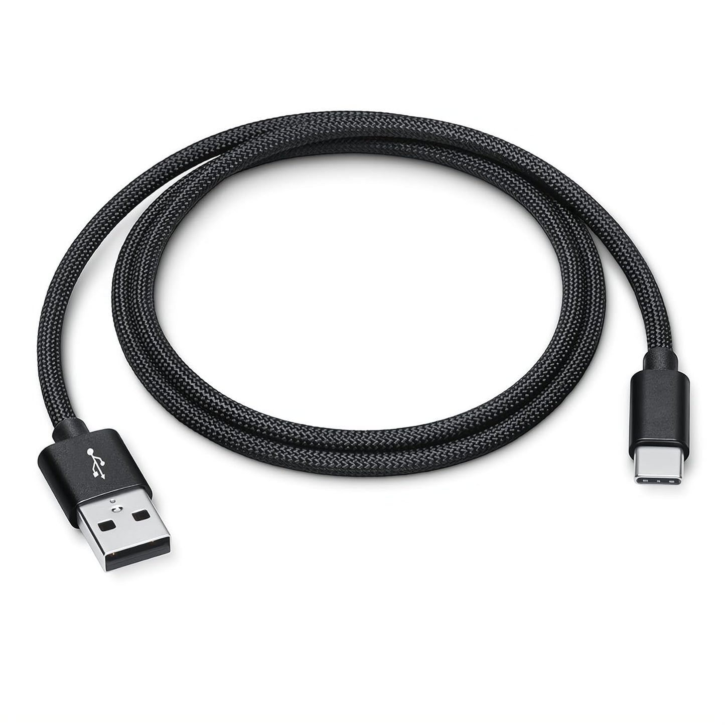 Woven USB-C Cable for iPhone 16 Pro Max (Black, 5ft) MFi Certified Car CarPlay USB-A to USB C Charger Cord Fast Charging for Apple iPhone 15 Pro Max/16/16 Plus/16 Pro/15/15 Pro/15 Plus/iPad Air M2
