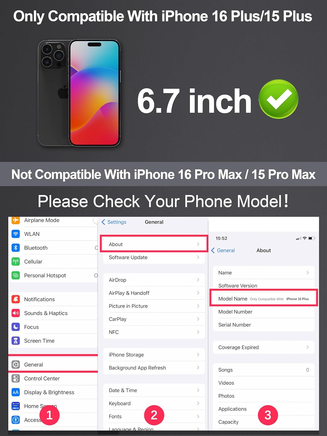 Compatible for iPhone 16 Plus Privacy Screen Protector 6.7 Inch, Purple Gradient Anti Spy Anti Blue Light HD Screen Protector Tempered Glass Easy Installation