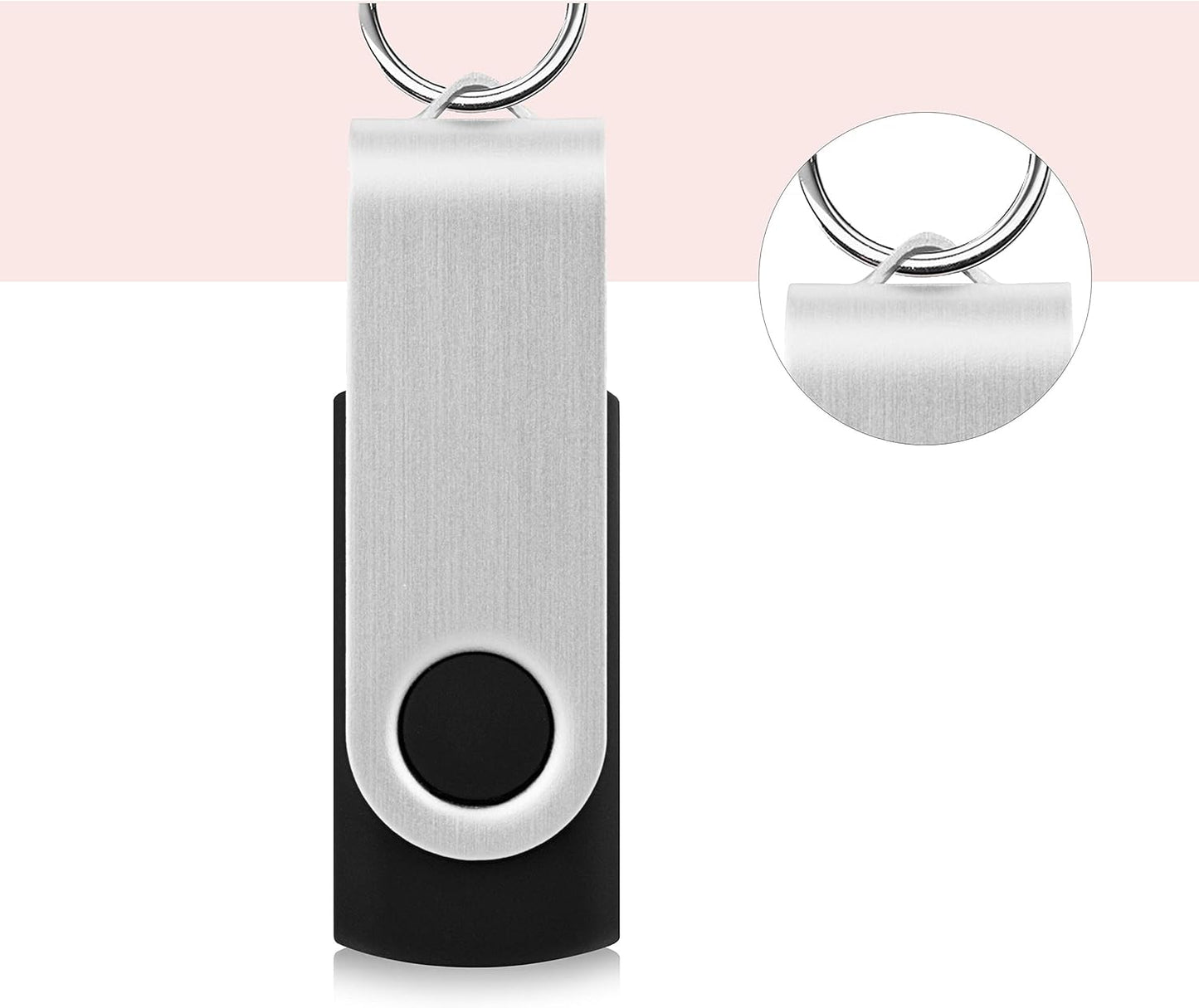KOOTION 64GB USB 3.0 Flash Drives 10 PCS Memory Stick 3.0 Thumb Drives Pen Drives (Mixcolored)