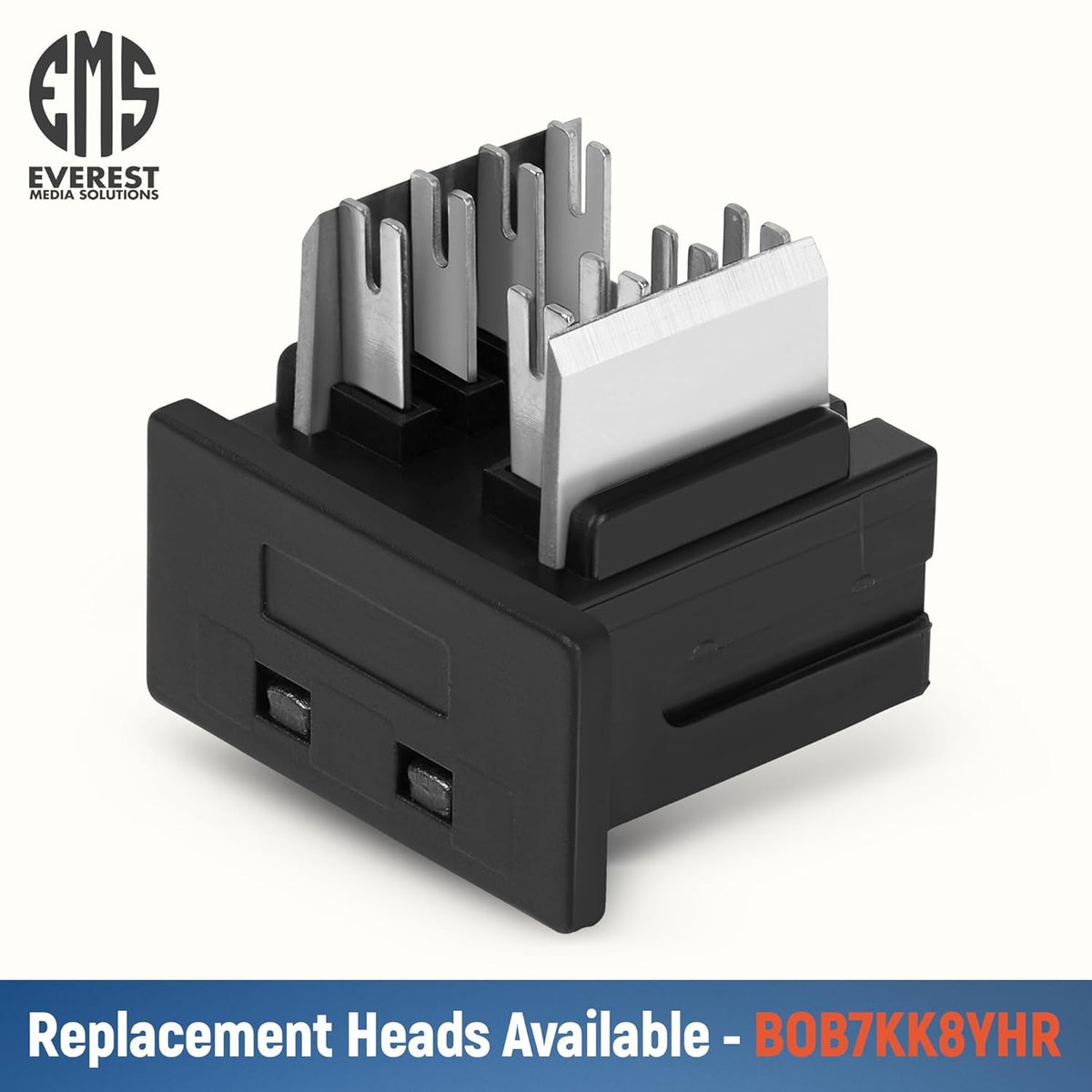 Everest easyJACK - 90° Angled Speed Termination Keystone Tool Set - with 20-Pack of RJ45 Cat6 Keystone Jacks in Yellow (Slim Profile Design) - Time Saver Network Punch Down Tool Cat6