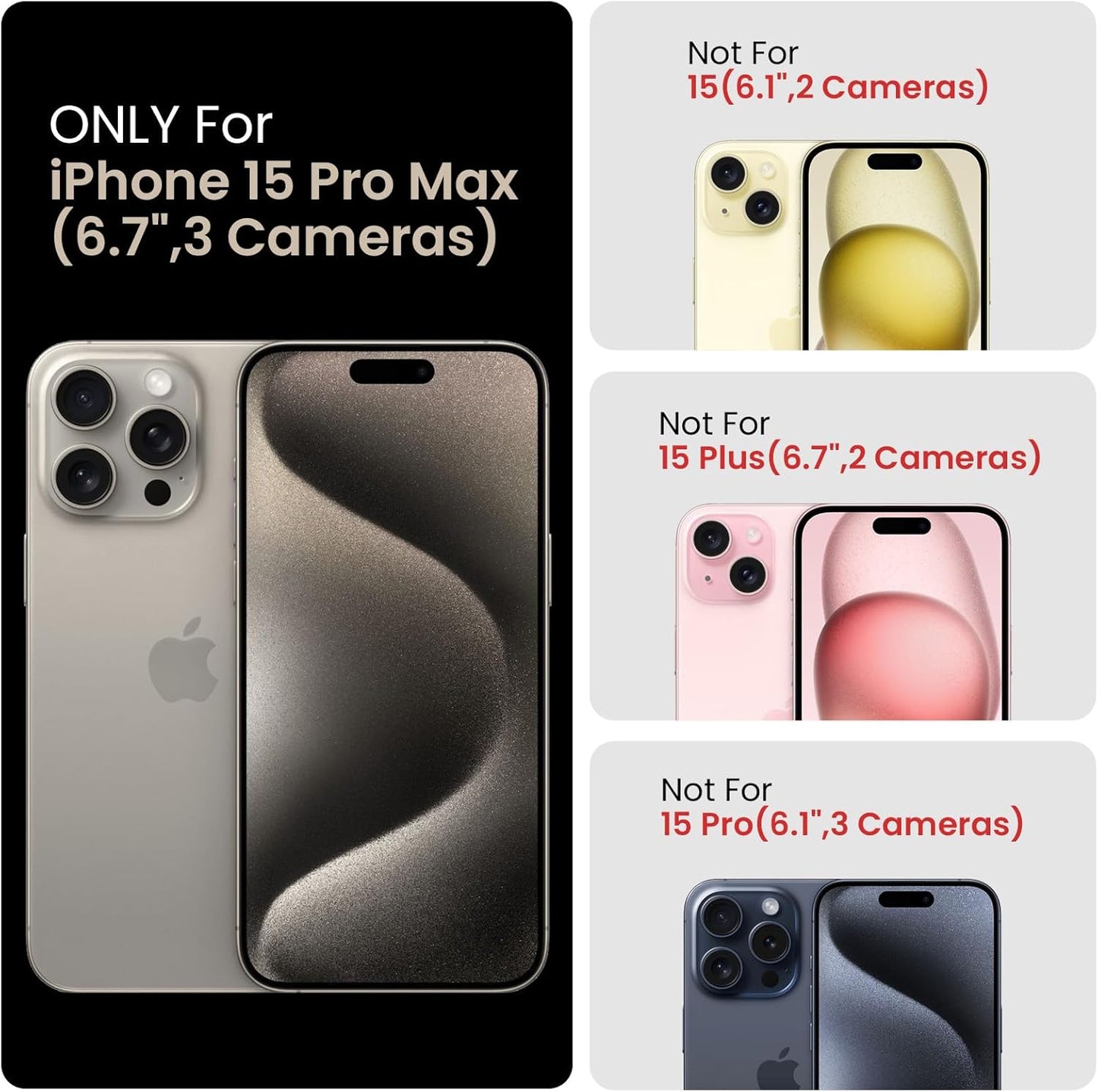 FireNova Designed for iPhone 15 Pro Max Case, Silicone Upgraded [Camera Protection] Phone Case with [2 Screen Protectors], Soft Anti-Scratch Microfiber Lining Inside, 6.7 inch, Calke Green