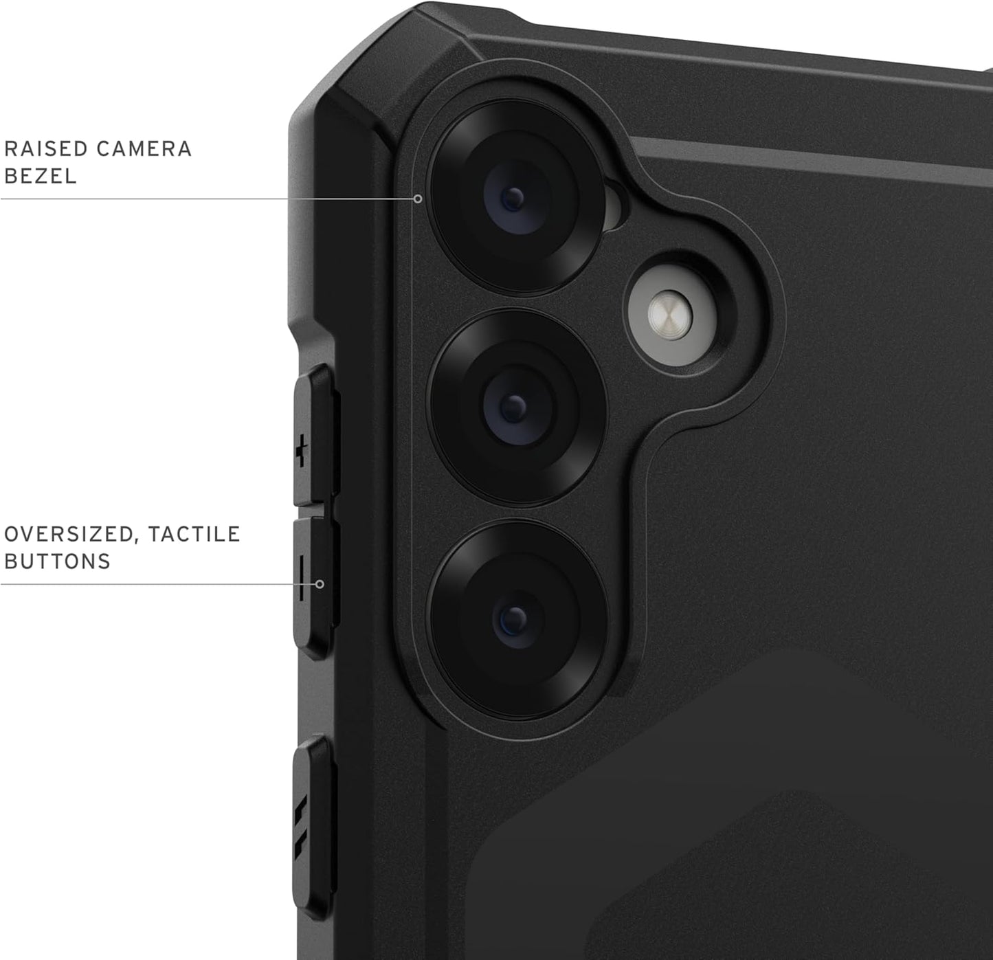URBAN ARMOR GEAR UAG Designed for Samsung Galaxy S25 Case 6.2" Essential Armor - Compatible with Magnetic Charging Rugged Military Drop Tested Anti-Slip Protective Cover, Black