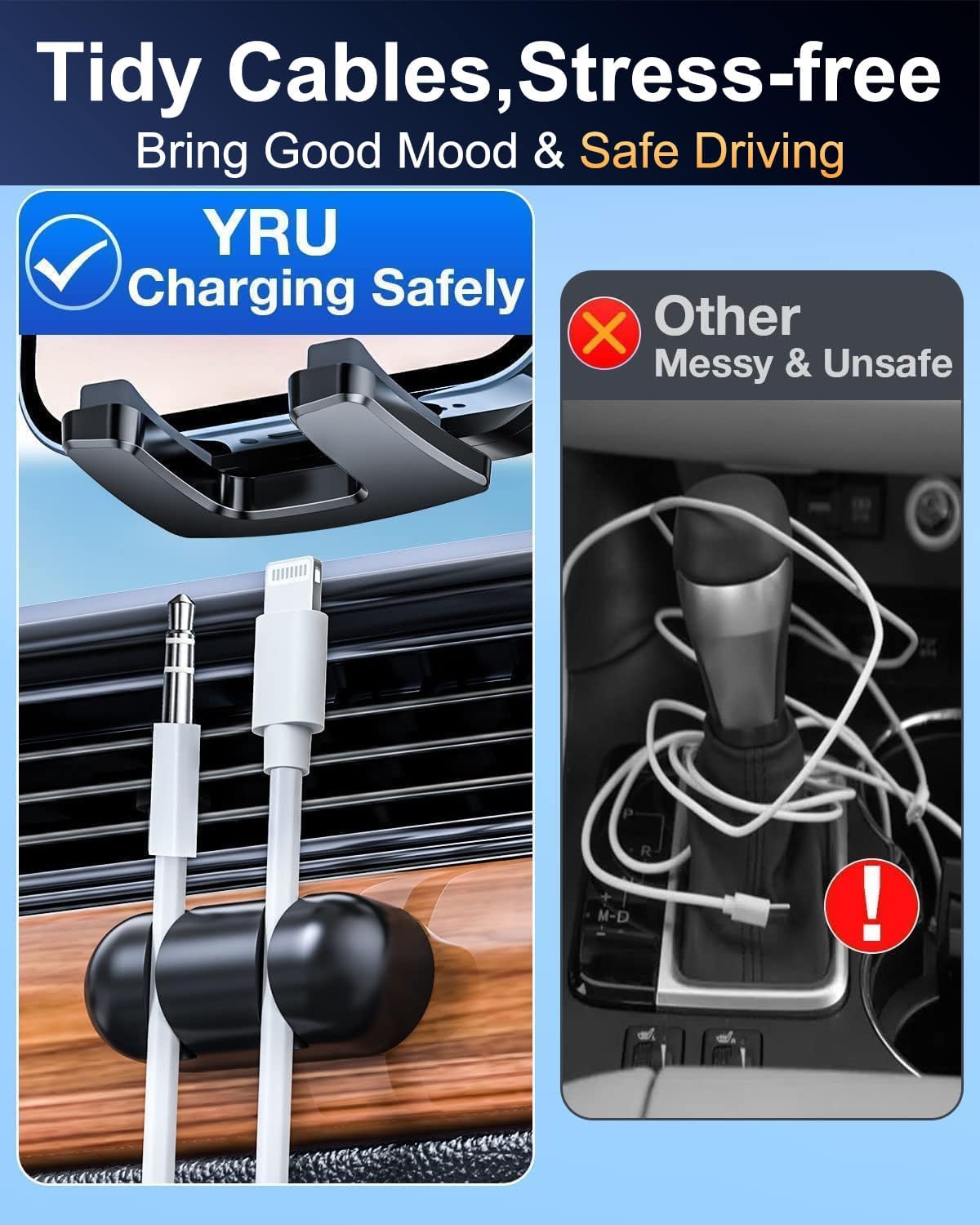 【2025 Military-Grade】Phone Holders for Your Car【Upgraded 90+LBS Strongest Suction & Clip】Cell Phone Mount Dashboard Windshield Vent Truck Automobile Cradle for iPhone 16 Pro Max 15 14 13 Android,Black