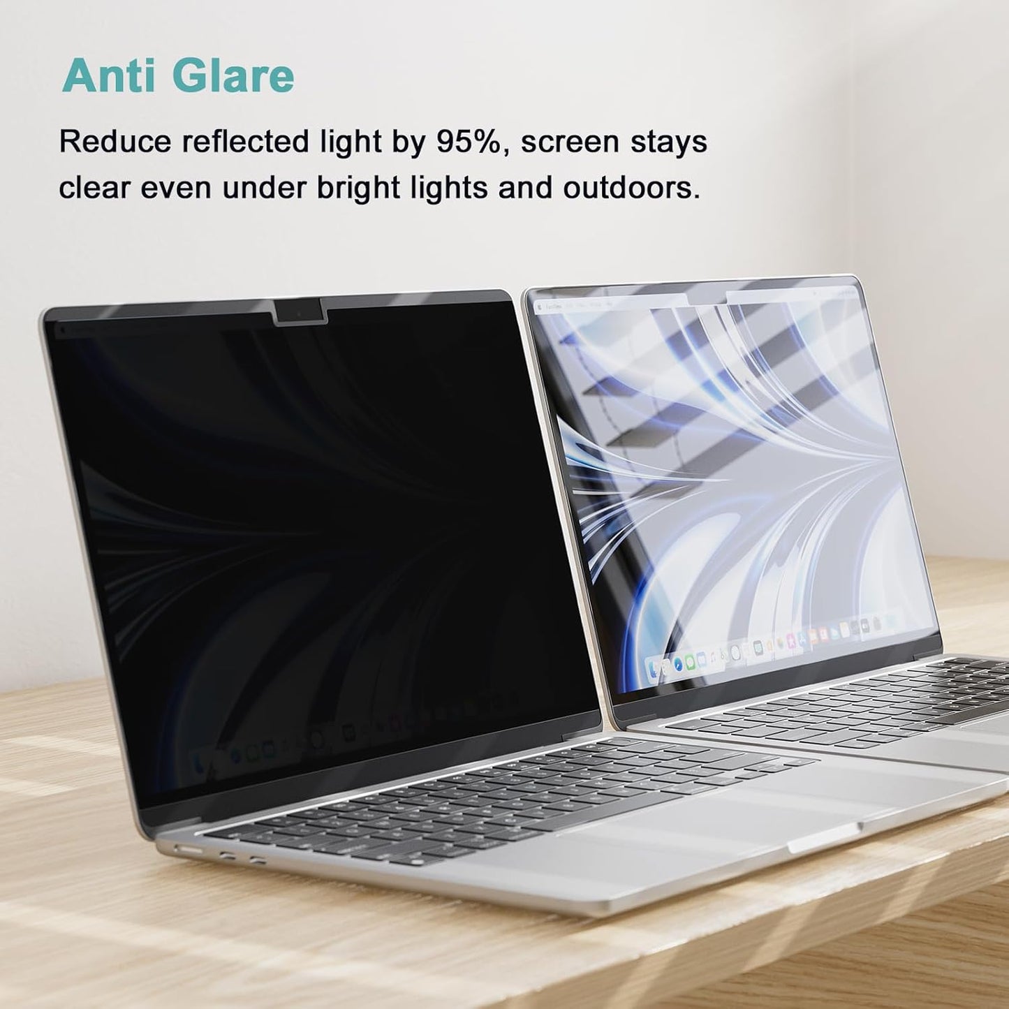 Privacy Screen MacBook Pro 14 Inch (2021-2023, M1, M2, M3-A2918 A2992 A2442 A2779), Magnetic Removable Matte Anti Blue Light Glare Filter 14in Privacy Screen Protector Compatible with Mac Pro 14.2"