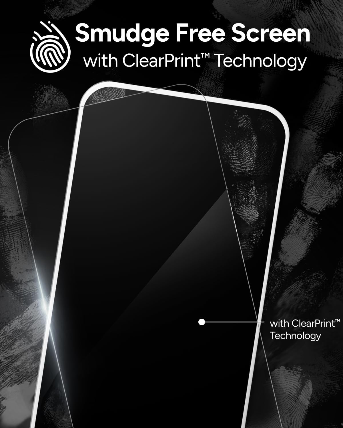 ZAGG Glass Elite Screen Protector for iPhone 16 Plus / 15 Plus - 5X Stronger, Reinforced Edges, Ultra-Strong Tempered Glass, Scratch Resistant, Anti-Smudge, InvisibleShield,, Easy Installation, Eco-Friendly