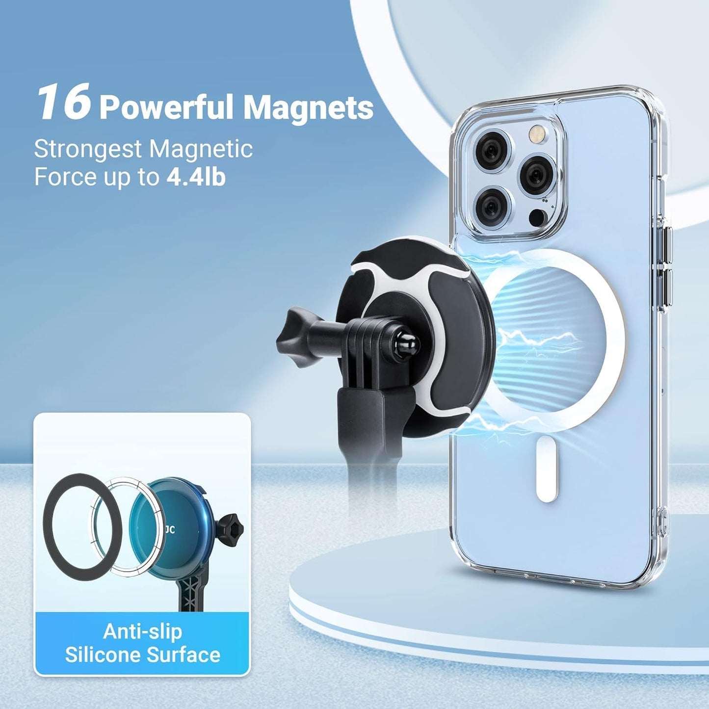 Tripod for iPhone, Selfie Stick for iPhone with Remote, Phone Tripod for Recording,Compatible with All Cell Phone and Camera, A67P-C (52")