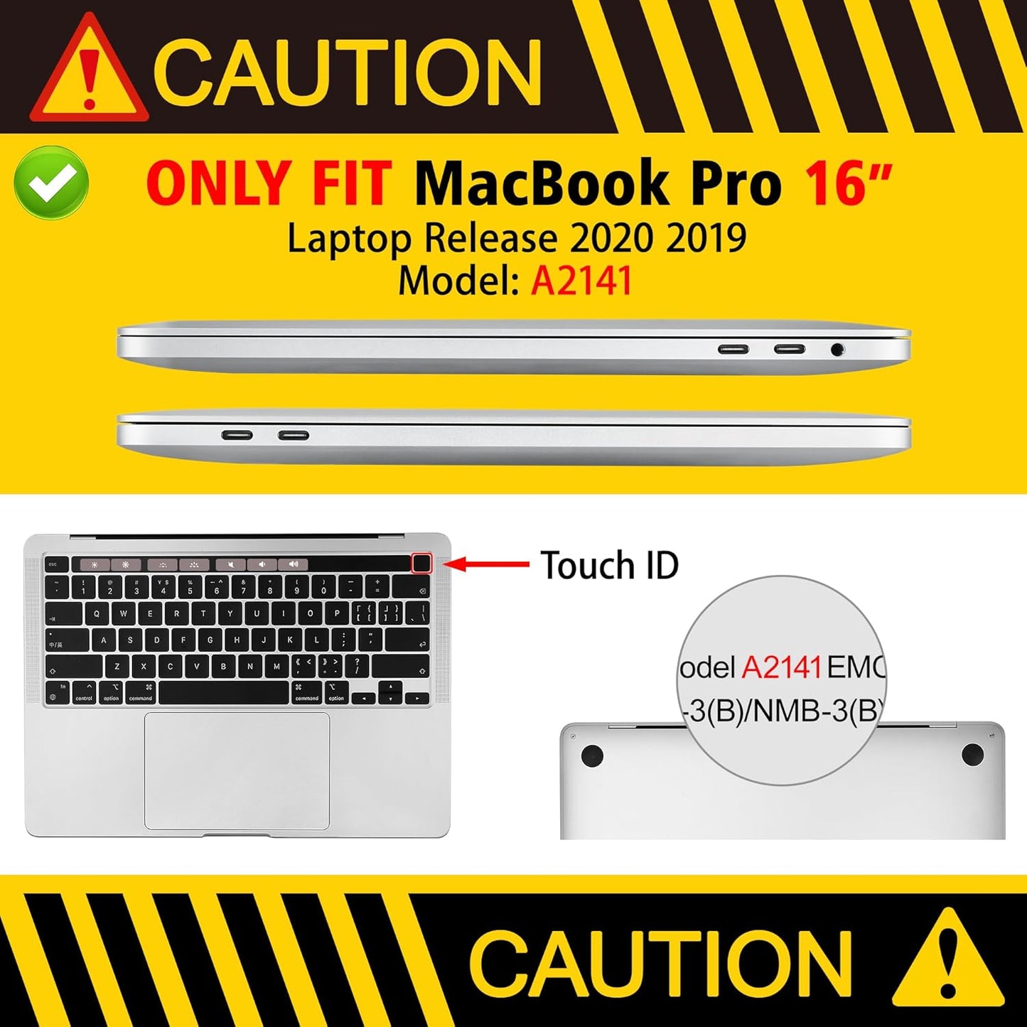 for MacBook Pro 16 inch Case 2019 2020 Release Model A2141, Plastic Hard Shell Cover with Keyboard Cover & Screen Protector for MacBook Pro 16 inch with Touch Bar & Touch ID, Mountains