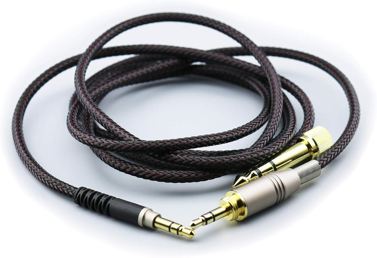 NewFantasia Replacement Audio Upgrade Cable Compatible with Audio-Technica ATH-M50xBT, ATH-AR3BTBK, ATH-SR50BT, ATH-ANC9, ATH-ANC7B, ATH-SR5BTBK, ATH-S700BT Headphones 1.2meters/4ft