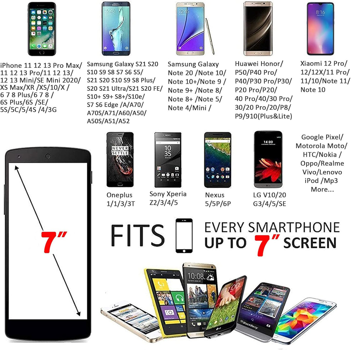 Phone Holder for Running Armband iPhone 16 16e 15 14 13 12 11 Pro Max Xs Xr X Plus SE Mini Pouch,Samsung Galaxy S25 S24 S23 S22 S21 Ultra Note 20,Black Cell Phone Arm Bands Sleeve Sports Gym