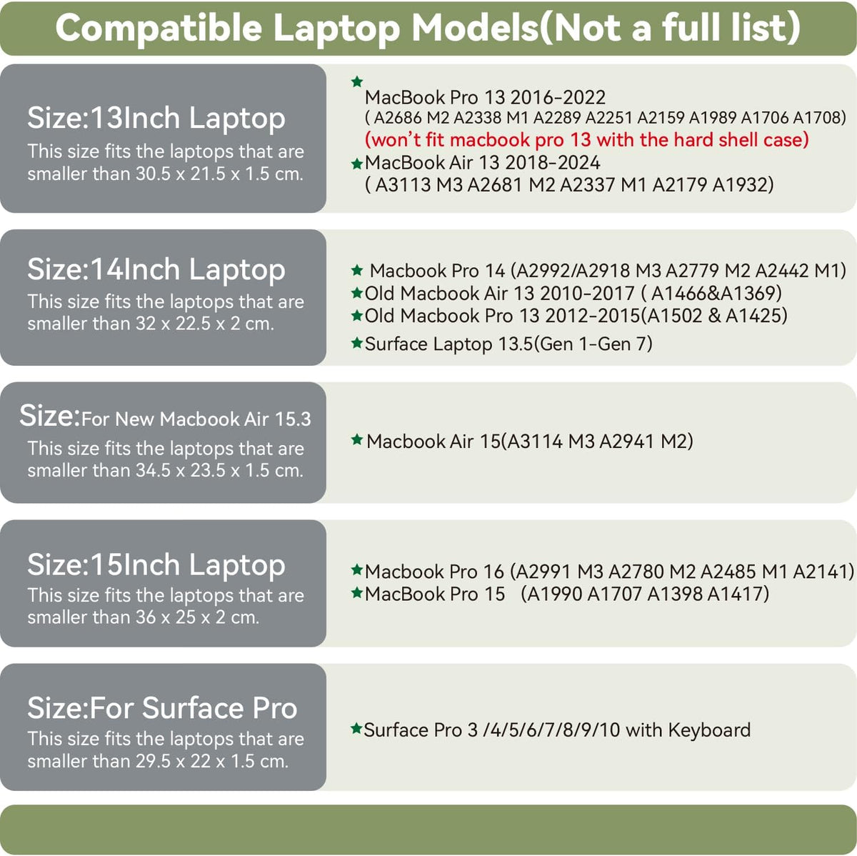 Laptop Sleeve 15.3 Inch Compatible with 2024 New 15 MacBook Air A3114 A2941 Color White