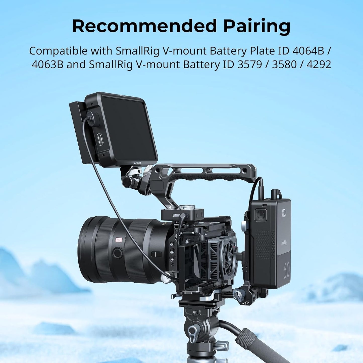 SmallRig TEC Camera Cooling Fan for Sony Mirrorless Camera, External Camera Cooling System with TEC Cooling Module for ZV-E1/ZV-E10 II/ZV-E10/ZV-1/ZV-1F/A7 IV/A7S III/A7C/A7C II/A7CR/A6700/FX3/FX30