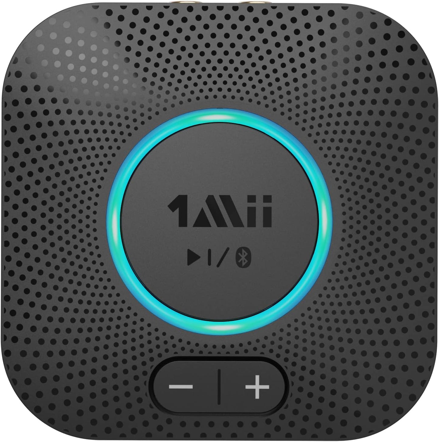 1Mii B06S Bluetooth 5.2 Receiver for Music Streaming System, Hi-Fi Wireless Audio Adapter for Stereo Receiver w/aptX HD aptX Low Latency, Bluetooth Receiver w/Volume Control RCA/3.5mm Outputs
