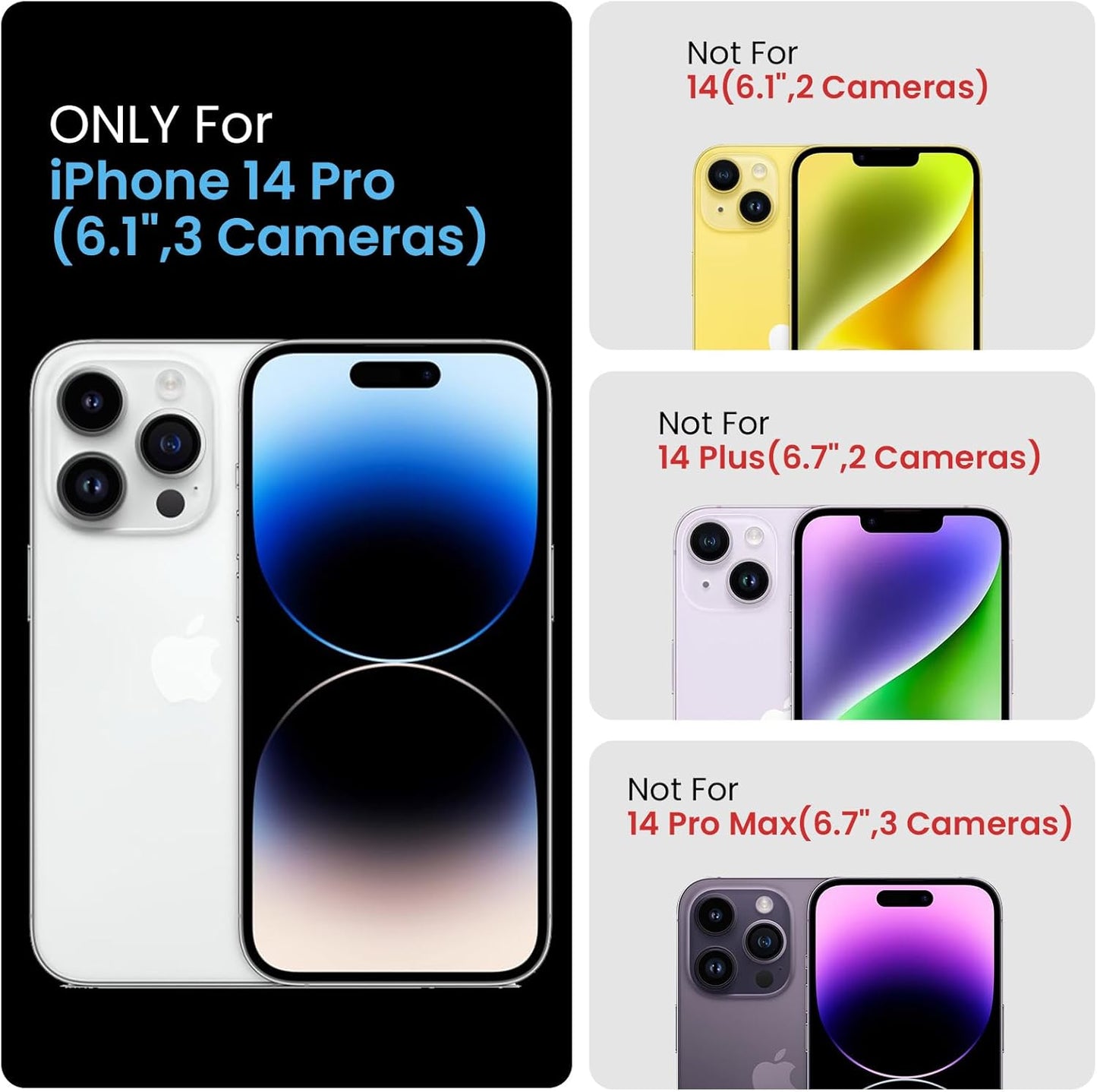 FireNova for iPhone 14 Pro Case, Silicone Upgraded [Camera Protection] Phone Case with [2 Screen Protectors], Soft Anti-Scratch Microfiber Lining Inside, 6.1 inch, Sprout Green