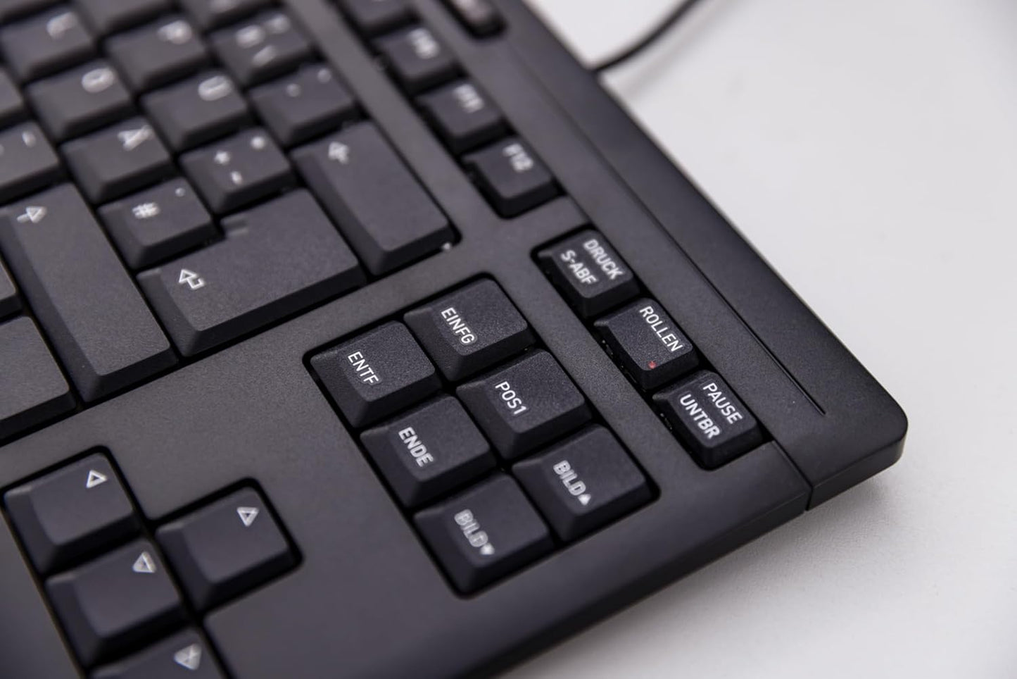 Cherry Stream Keyboard TKL Wired USB Keyboard TenKeyLess Compact Version Without Number Pad. Super Silent Keystroke. Ideal for Office and Industrial Use. White