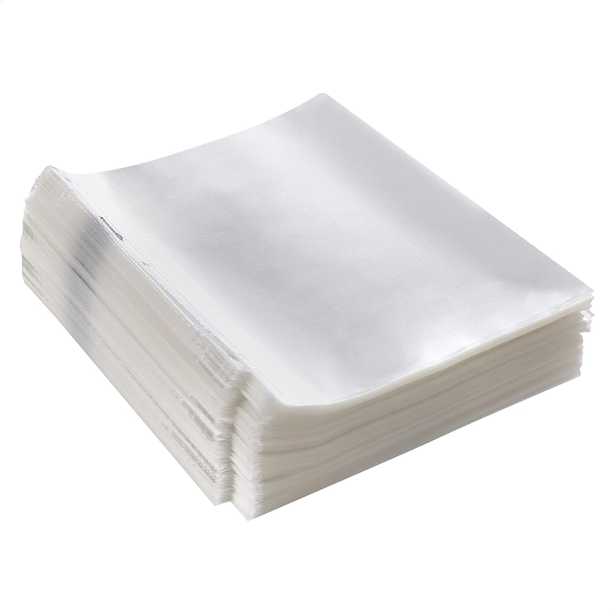 Amazon Basics Non-Glare Sheet Protector for Paper, Sturdy, with Pre-Punched Holes, Clear, 8.5 x 11 Inch, 500 Count