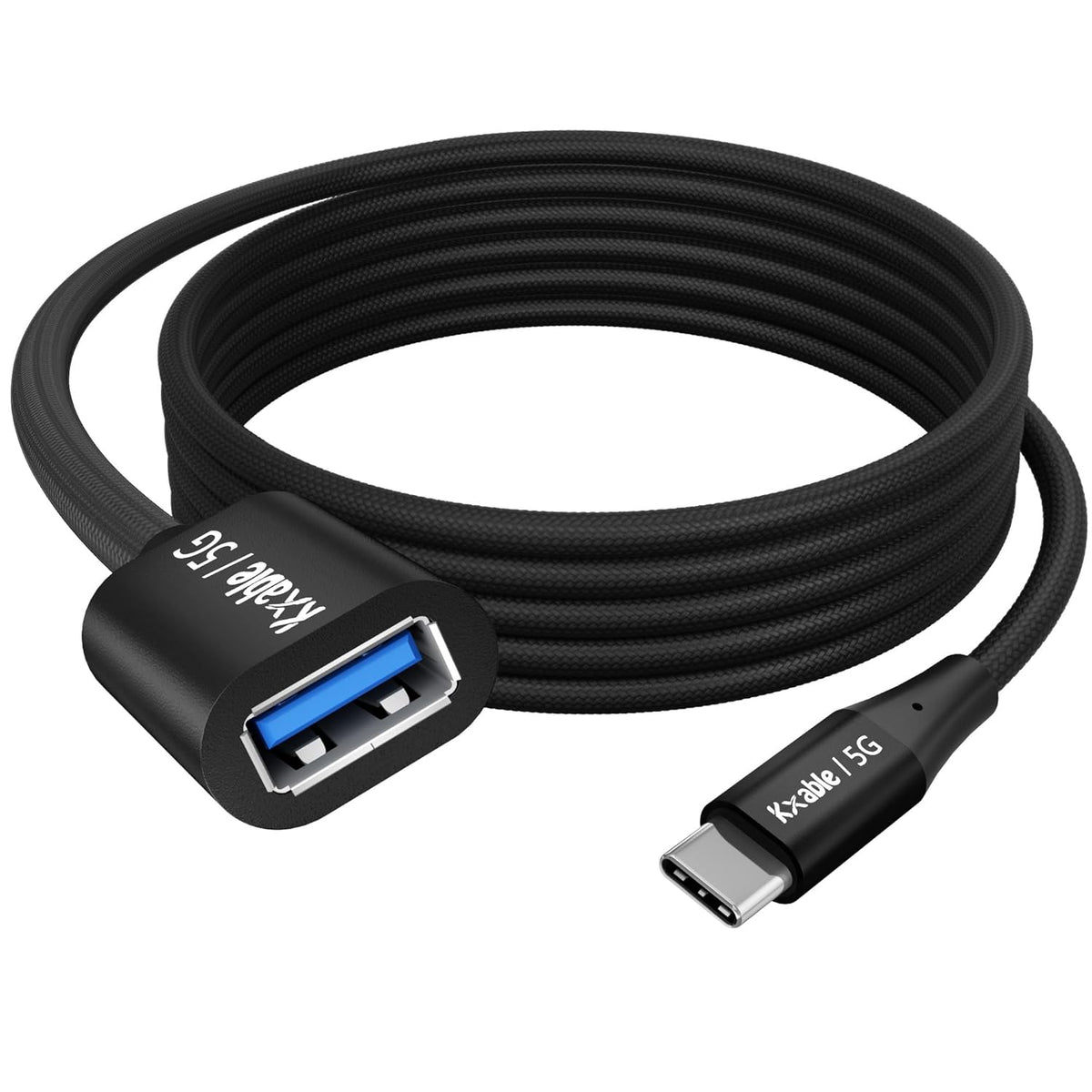 USB C to USB Female Cable 3FT, Type-C Male to USB A 3.1 Female OTG Cable, 5Gbps Data Transfer, Compatible with MacBook Pro/Air, iPhone 16 Pro Max/16 Plus/16/15 Series, Galaxy S24/S23/S22/S21 and More
