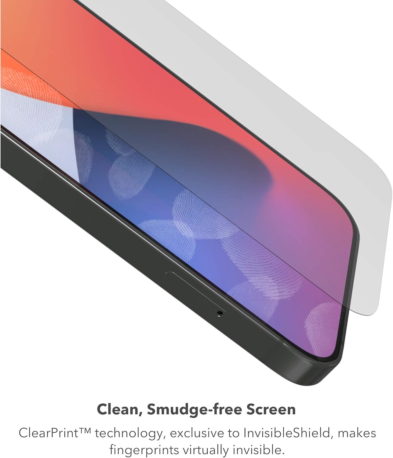 ZAGG InvisibleShield Glass Elite VisionGuard+ Screen Protector - iPhone 12 Mini - Impact Protection, Scratch, Fingerprint, Smudge, Oil Resistant, Clear