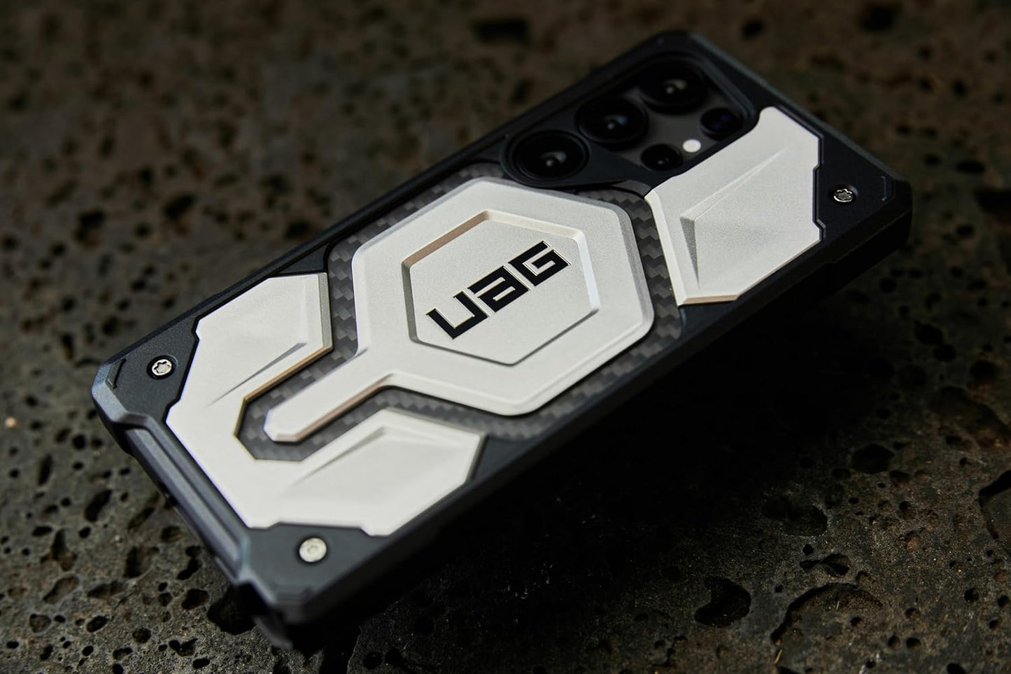 URBAN ARMOR GEAR UAG for Samsung Galaxy S25 Case 6.2" Monarch Pro - Compatible with Magnetic Charging Premium Rugged Military Drop Tested Protective Cover, Carbon Fiber