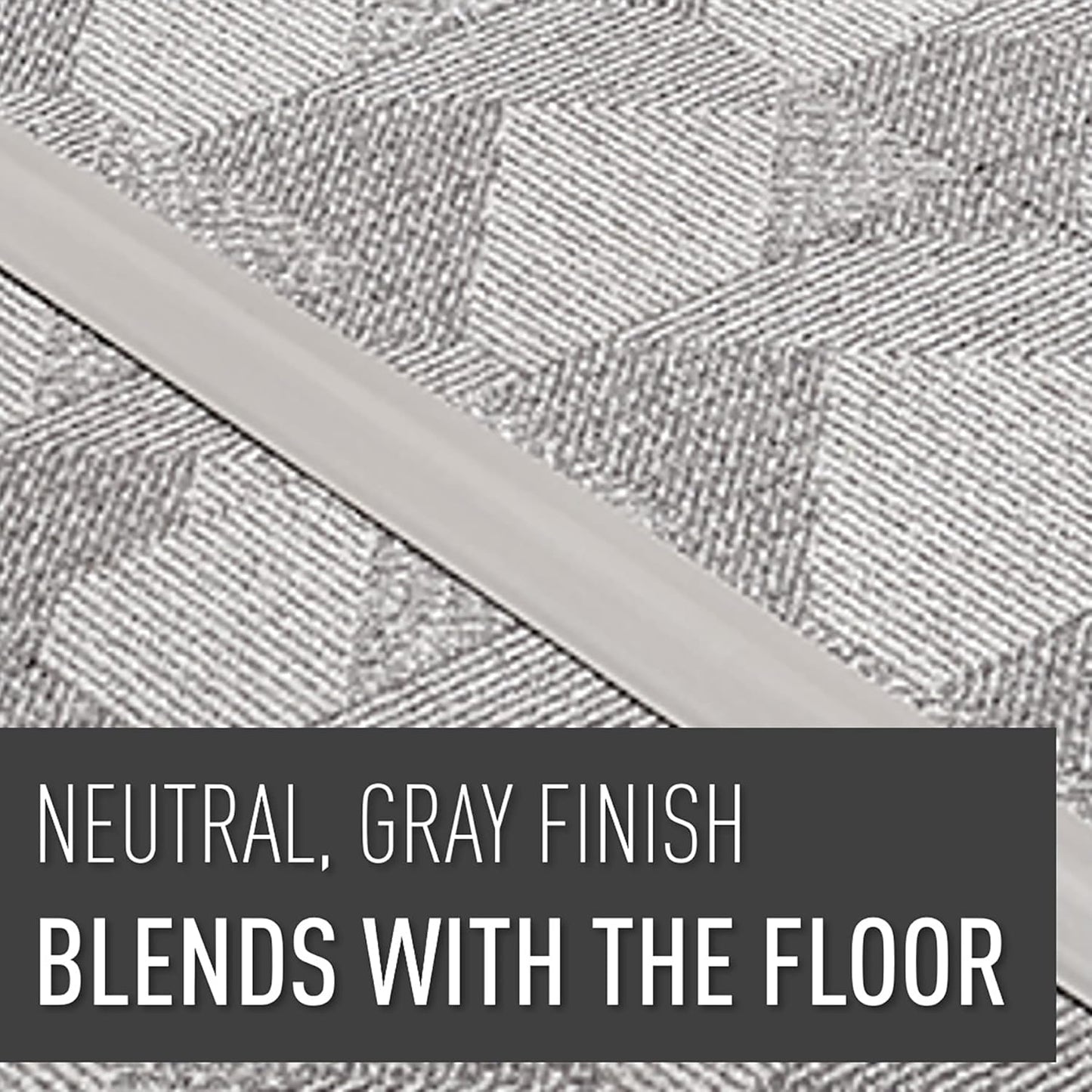 C2G Wiremold Floor Cord Management Kit, Corduct, Cord Protector, Wire Organizer and Hider, Rubber Cable Cover and Concealer, Gray, 5 Feet, CDG-5