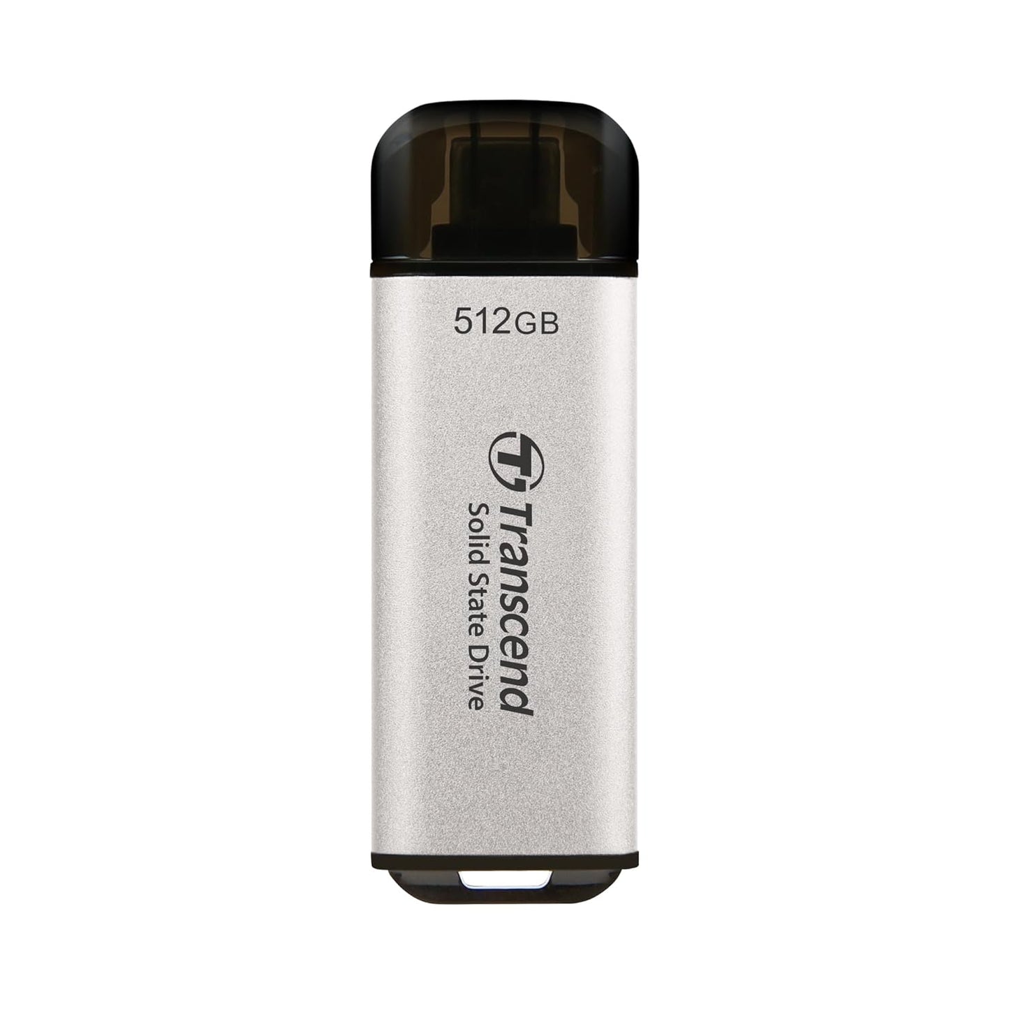Transcend 512GB External SSD, USB 3.2 Gen2, Up to 1,050MB/s, Portable SSD with Type C, for Steam Deck, ROG Ally, MSI Claw, Windows & Mac, iPhone, iPad, Android, PS5, Xbox, Smart TV, Silver