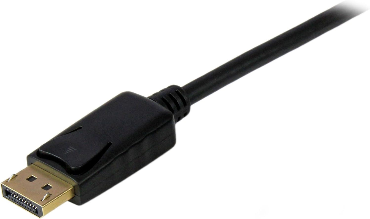 StarTech.com 6 ft DisplayPort to VGA Adapter Cable - DP to VGA Video Converter - Active DisplayPort to VGA Cable for PC 1920x1200 - Black