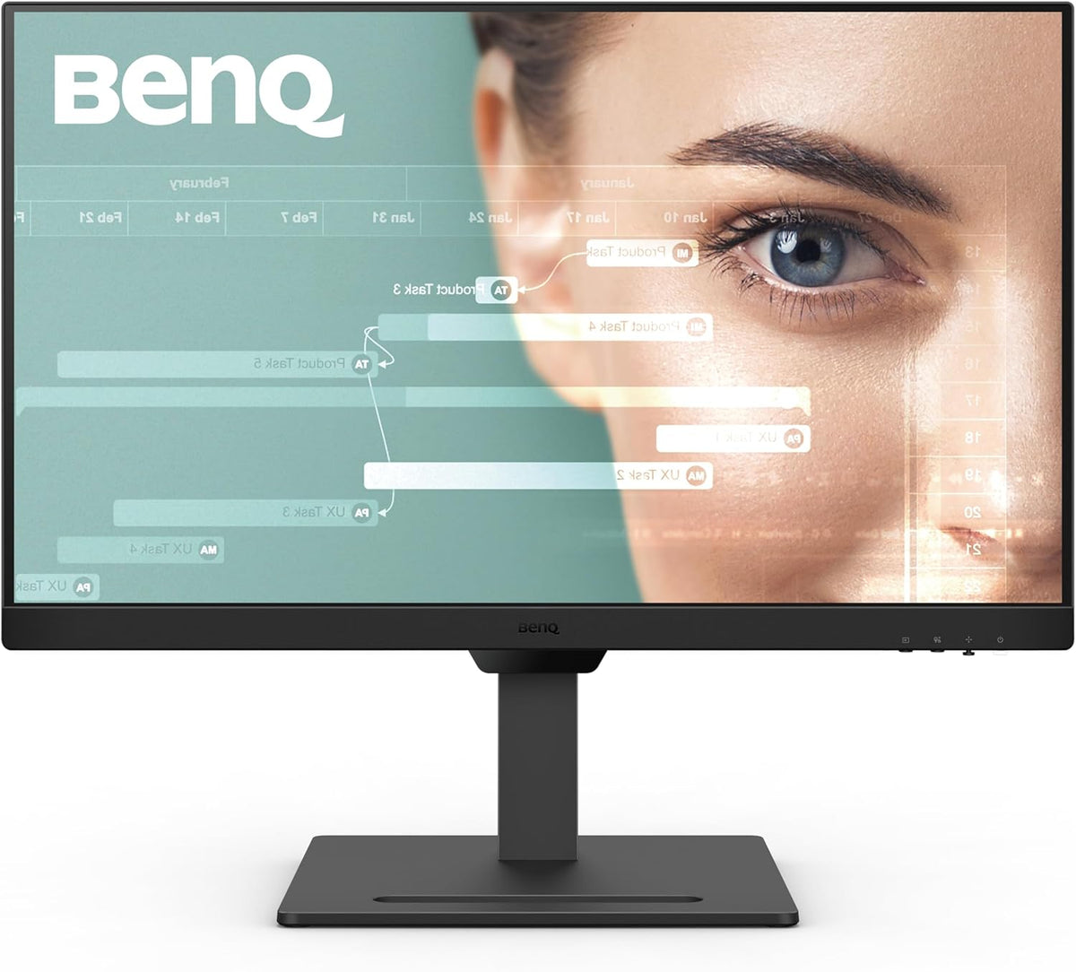 BenQ GW2790T 27" Monitor 100Hz FHD 1920x1080p | IPS | Vertical Monitor | Eye-Care | Low Blue Light | Height & Tilt Adjustable | DisplayPort | HDMI