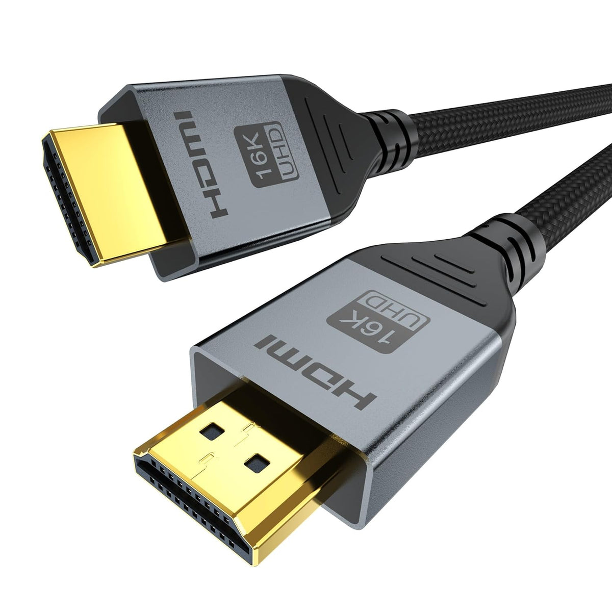 16K 8K HDMI Cable 96Gbps 10 FT, Ultra High Speed HDMI 2.2 Cable 16K@60Hz 8K@120Hz 4K@480Hz HDCP 2.2&2.3, Dynamic HDR, eARC,DTS:X, Compatible with Roku TV/HDTV/PS5/Blu-ray/Projector