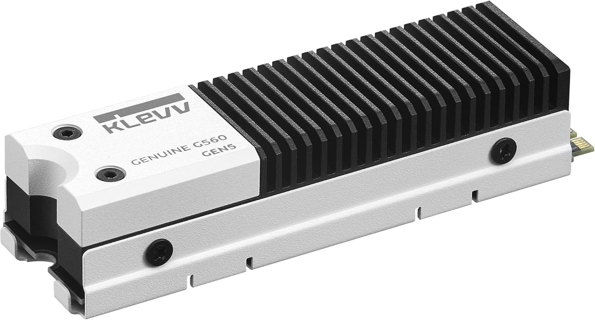 KLEVV Genuine G560 1TB M.2 2280 NVMe PCIe Gen5x4 Internal SSD Heatsink Included, up to 13000MB/s with DRAM Cash (K01TBM2SP0-G56)