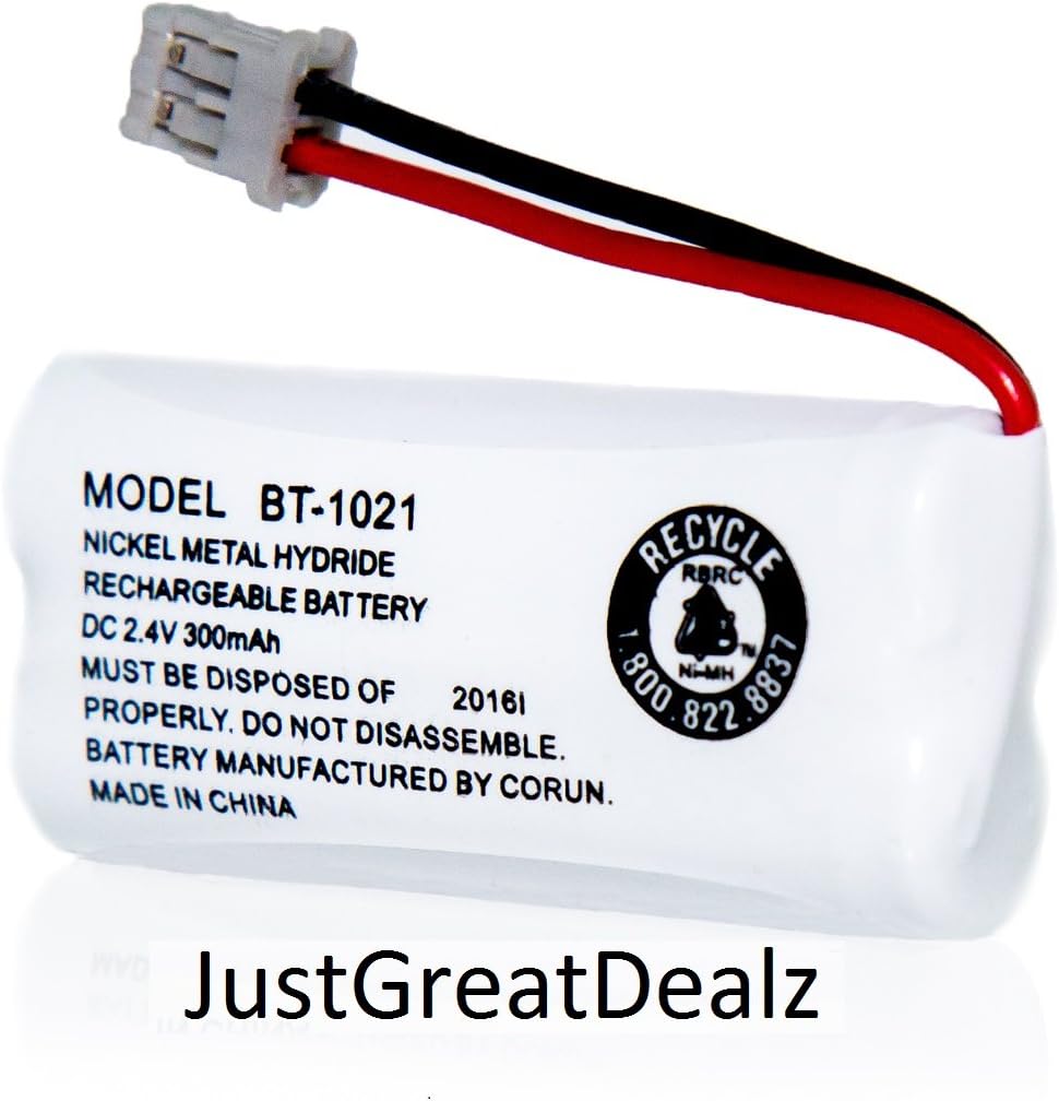 JustGreatDealz Battery BT-1021 BT1021 BBTG0798001 for Uniden Cordless Handset Telephones (3-Pack)