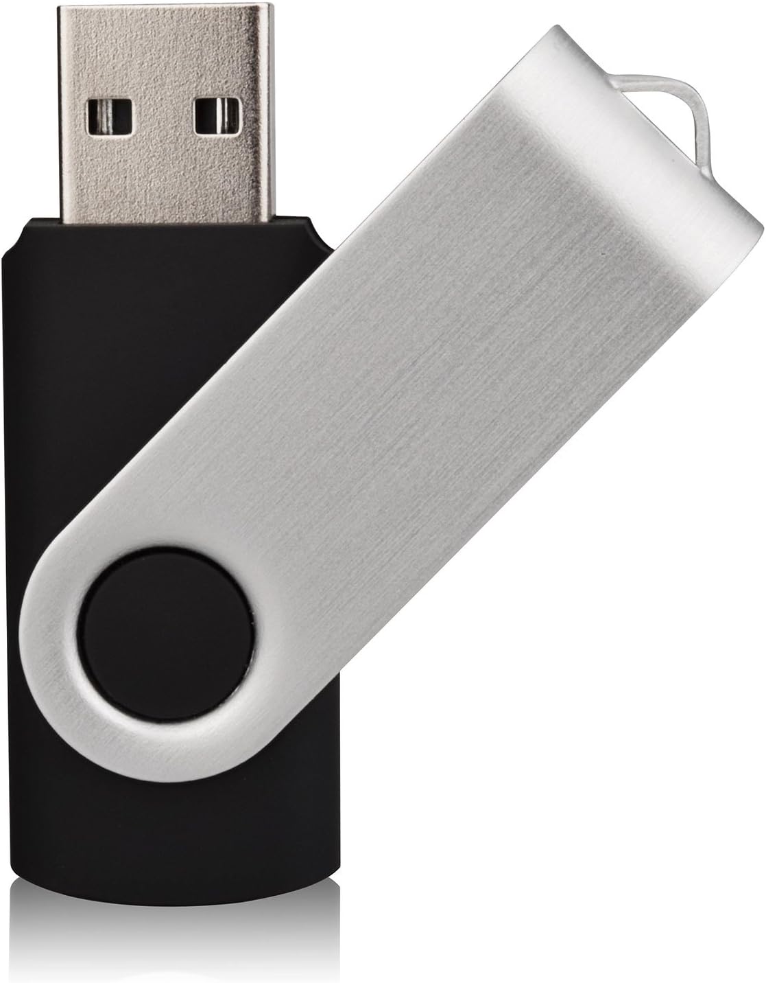 Aiibe 10 Pack 64 GB USB Flash Drives Thumb Drive Jump Drives 64GB 2.0 Flash Drive Bulk (10 Mixed Colors: Black Blue Red Green Orange White Yellow Pink Purple Silver)