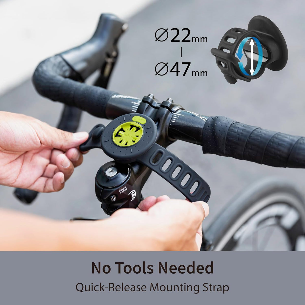 BONE Run + Bike Tie Connect Kit 2 Magnetic, 2-in-1 Magnetic Running & Bike Phone Holder, Detachable & Rotatable 360° Sport Armband & Phone Mount for Most Smartphones (2-in-1 Magnetic Connection Kit)