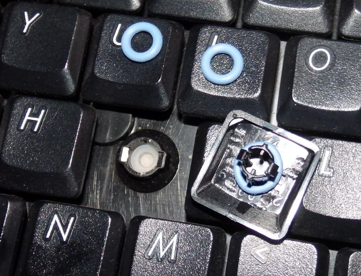 Captain O-Ring - Rubber Oring Keyboard Switch Dampeners Blue [40A-R 0.4mm Reduction] (135 pcs w/Screen Cloth)