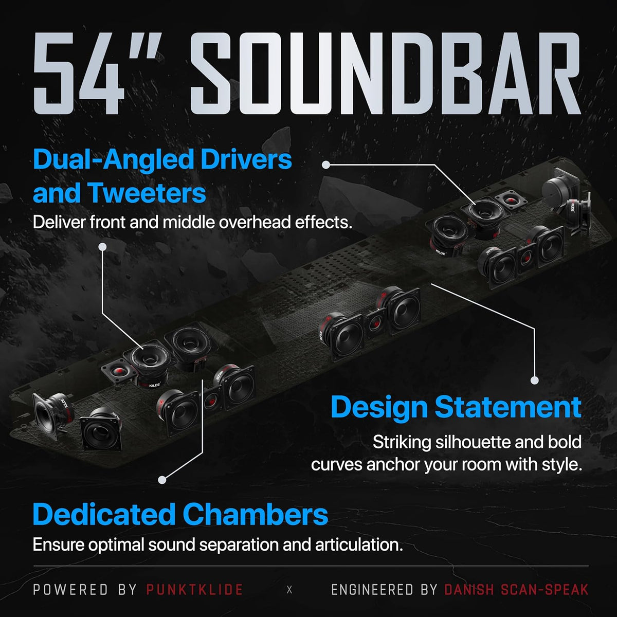 Nakamichi Shockwafe 11.2.6 Channel Dolby Atmos/DTS:X Soundbar with Upgraded Dual 10” Subwoofers, Wireless Bipolar Surrounds, 6 Height Channels, AHD Ultra, 31 Punktkilde Drivers (2025 Flagship)