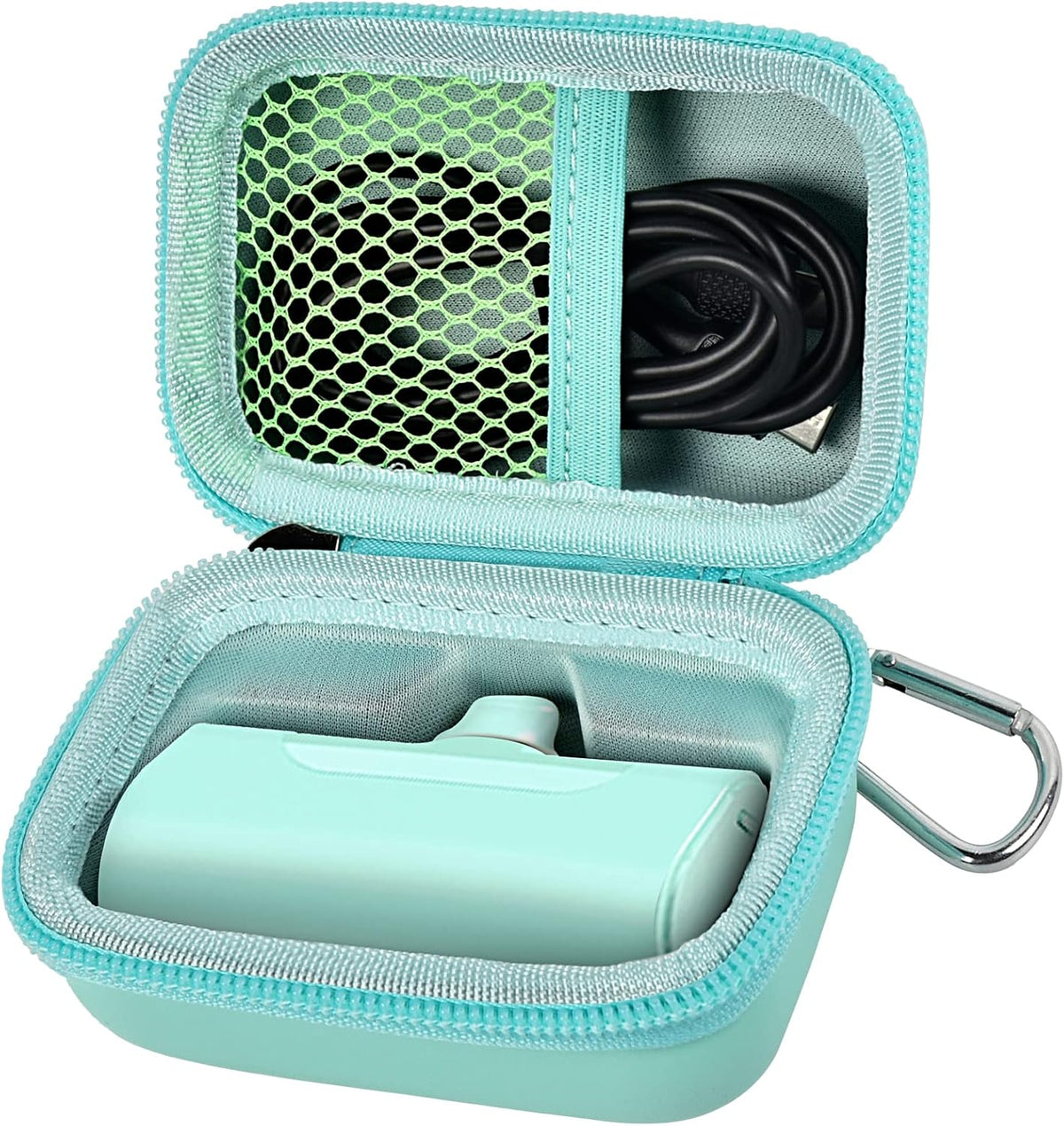 Portable Charger Power Bank Case for Swyop/for Feob/for Charmast/for JEJILL/for LanLuk/for VEGER/for iWALK/for Taegila/for Kuulaa and More Small Charging Battery Pack - Bag Only (Green)