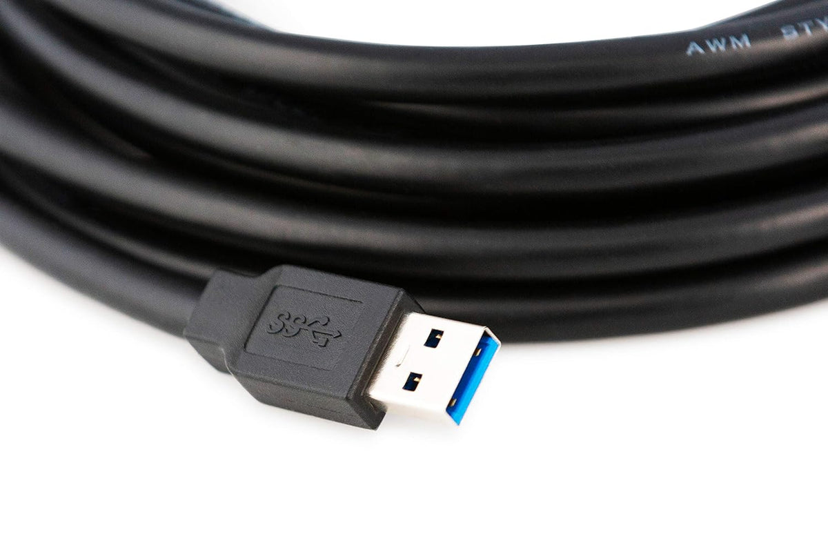 16 Feet Active USB Extension Cable 3.0 Male to Female with A Extension chipset Signal Booster - Active Extension/Repeater Cord 5 Meters / 16 Feet