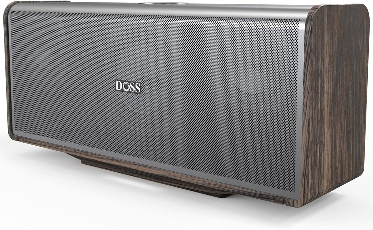 DOSS SoundBox Ultra Bluetooth Speaker with 2.1 Channel Audio, 80W Superior Sound with Deep Bass, Two DSP Technologies, 18H Playtime, BT 5.3, Wireless for Home, Office, Livingroom