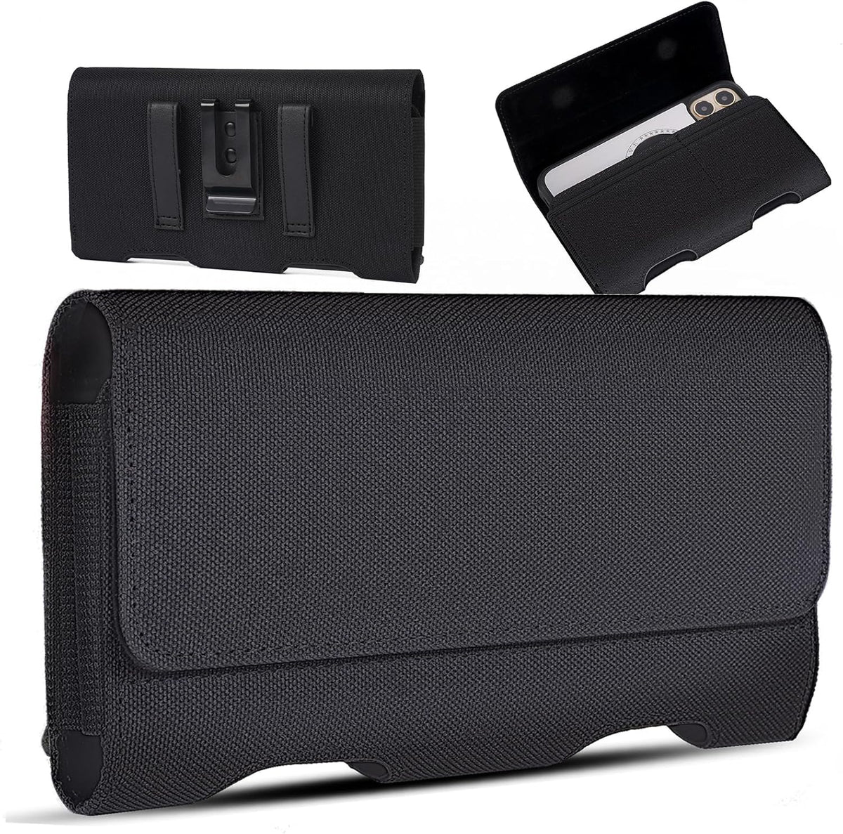 BECPLT for Galaxy S24 Ultra 5G Holster Case,Galaxy S23 Ultra S22 Ultra 5G S22+ 5G S21 Ultra 5G Nylon Holster Belt Case with Clip/Loops Belt Pouch Holder for Galaxy Note 20 Ultra S20+ S20 Ultra 5G