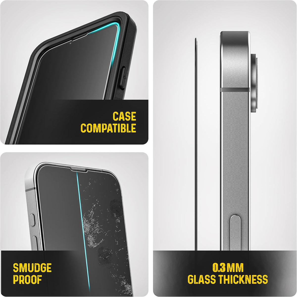 magglass Blue-Light Blocking Screen Protector for iPhone 16e Tempered Glass with Bluelight Filter (Easy Applicator Included)