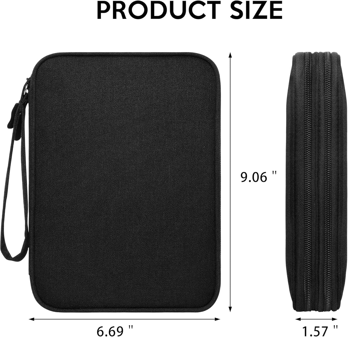 CILLA Electronics Organizer Travel, Travel Cord Organizer Case, Compact Electronics Accessories Bag for Cable, Cord, Charger, Phone