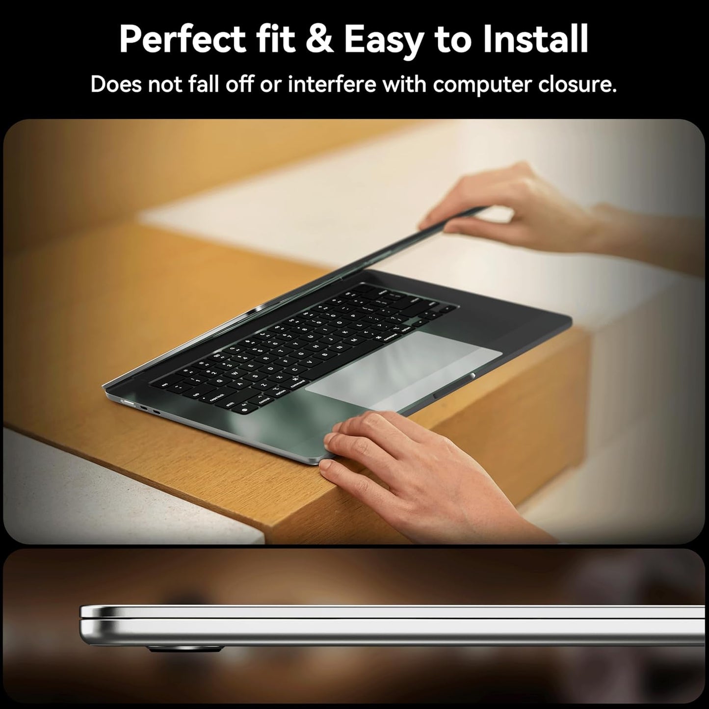 IPROKKO 360° Privacy Screen Macbook Air 13.6/13 Inch (2022-2025, M2, M3, M4),Matte Anti Glare Blue Light 13.6" Mac Scratch Resistant Laptop Screen Protector Filter