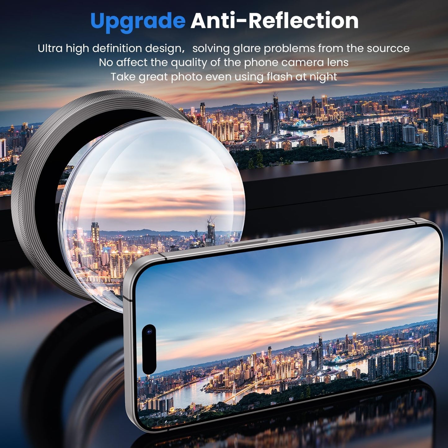 WSKEN for iPhone 16 Pro/iPhone 16 Pro Max Camera Lens Protector - [Original Shooting Model] Shatterproof Ultra HD Tempered Metal Glass Camera Screen Protector Cover Film Accessories