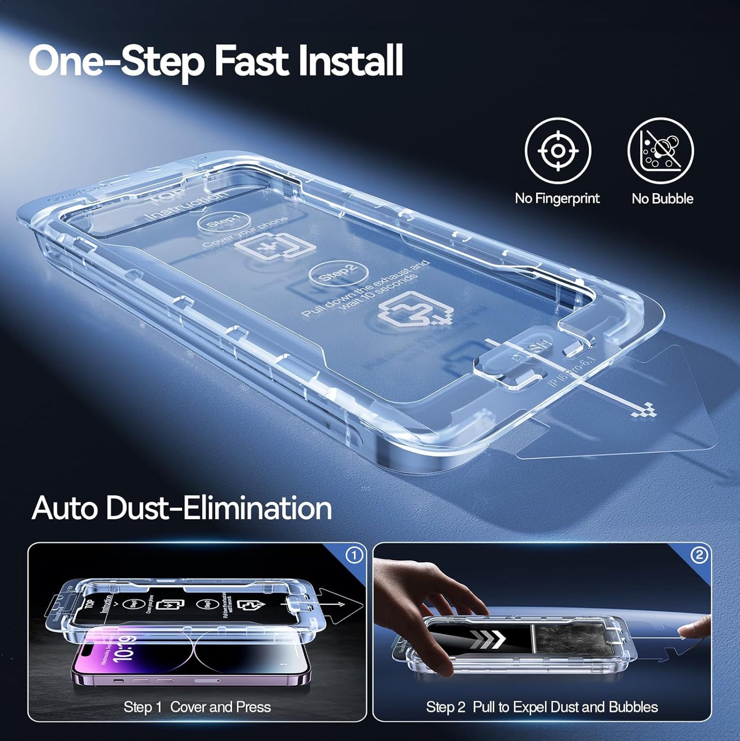 SMARTDEVIL 2+2Pack Privacy Screen Protector for iPhone 14 Plus with Camera Lens Protector,Shatterproof Tempered Glass [True 28°Anti Spy][9H Hardness][Automatic Dust-Elimination Install][Bubble Free]