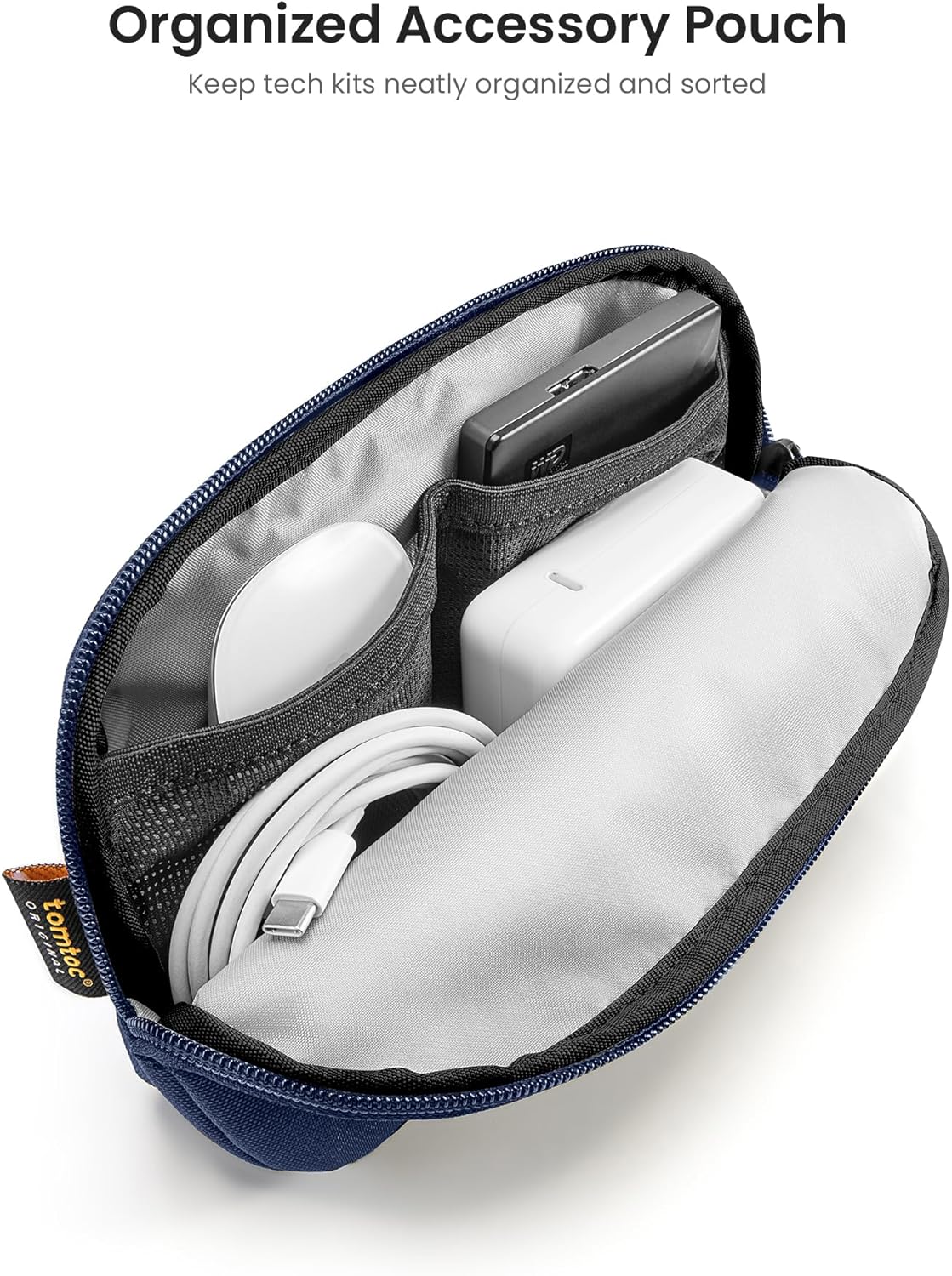 tomtoc 360 Protective Laptop Sleeve Set for 16-inch MacBook Pro M4/M3/M2/M1 Pro/Max A3403 A3186 A2991 A2780 A2485 2024-2019, Dell XPS 16 Plus Laptop, Water-Resistant MacBook Case with Accessory Pouch