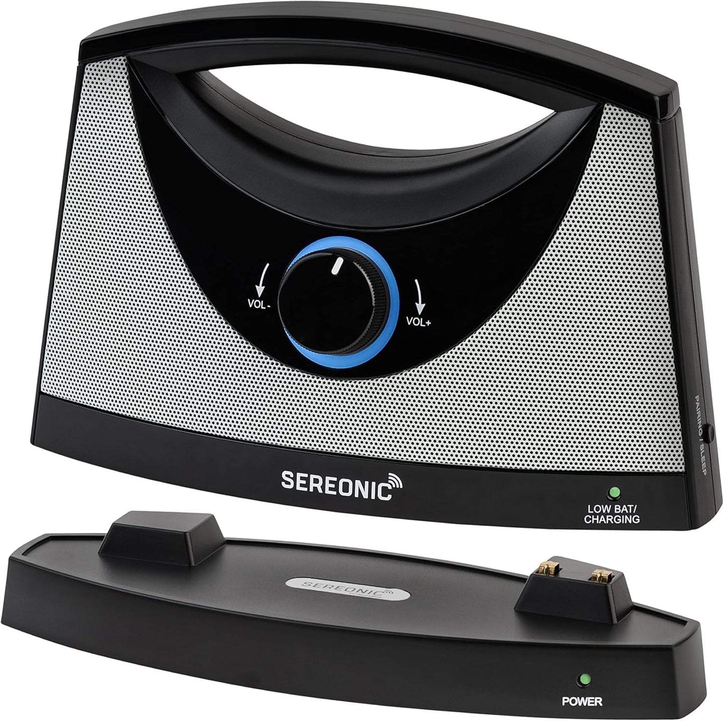 Portable Wireless Speakers for Smart TV - Ideal for TV Watching Without The Blaring Volume - Designed for Hard of Hearing, Elderly, and Seniors - 100ft Range