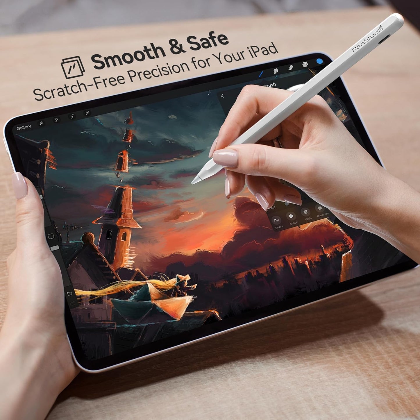 Replacement Tips for Apple Pencil Pro/1st/2nd &USB-C, 3 Pack High Sensitivity Nibs, Durable Stylus Pen Tip Accessories, Precise Control No Delay, Smooth iPencil Tips Replacement (White)